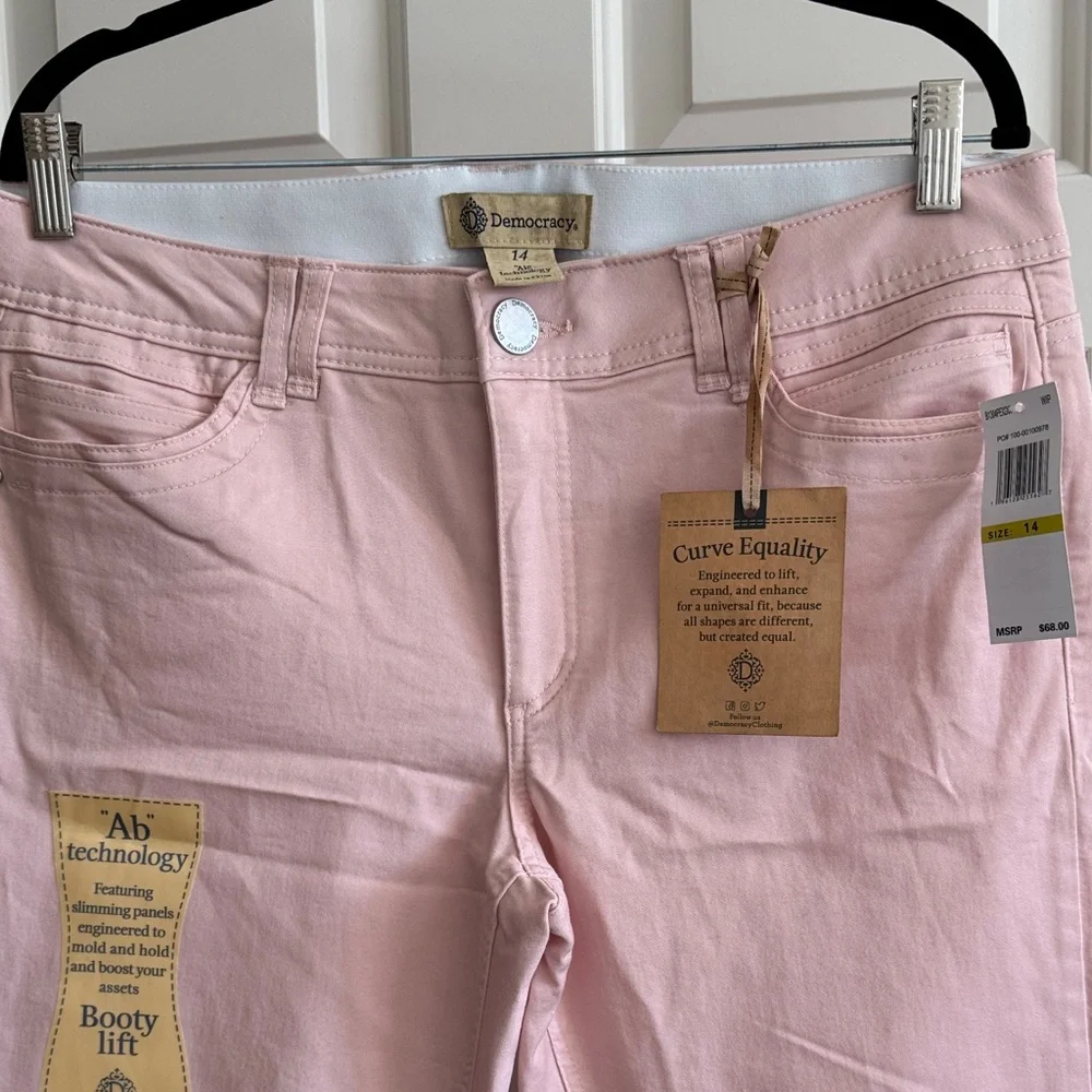 Democracy Light Pink Skinny Jeans NWT - Picture 2 of 3